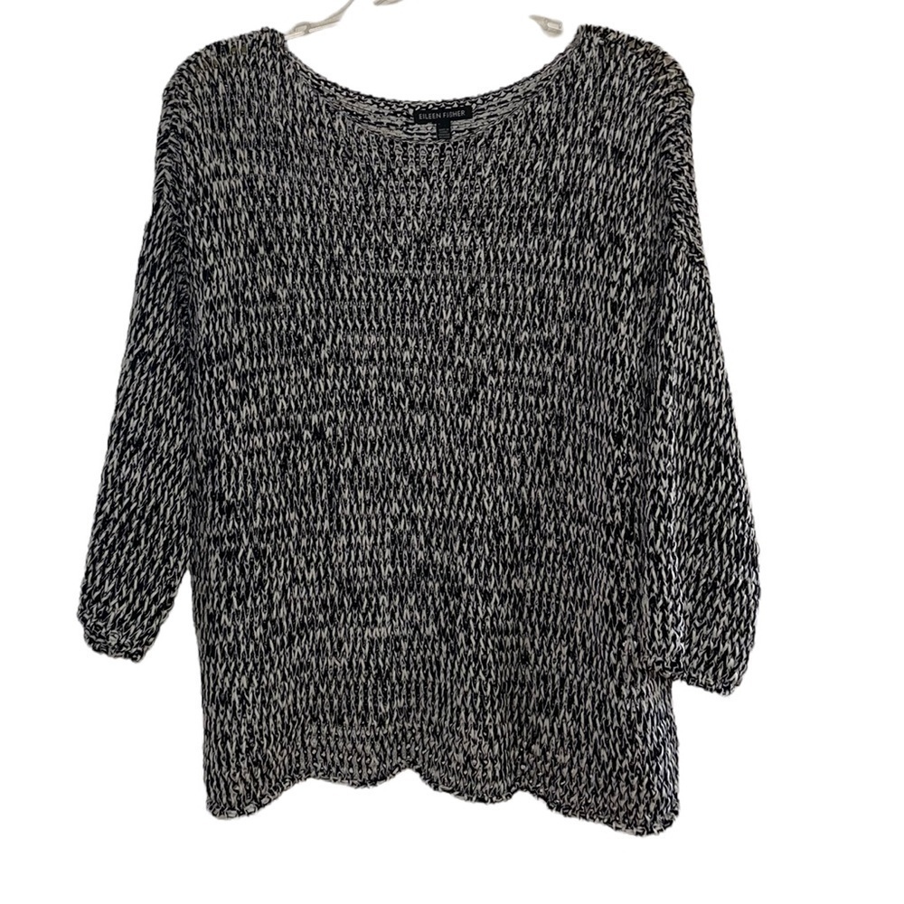 Eileen Fisher Loose knit sweater. Size Medium. GUC